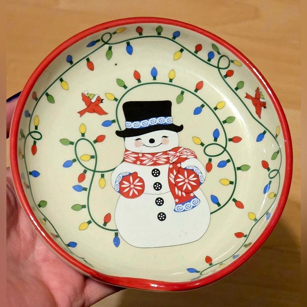Temp-tations By Tara Seasonal Snowman Spoon Rest